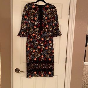 Maggie London multi colored dress sz 6